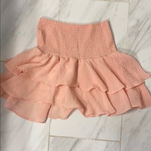 Cotton mini skirt
